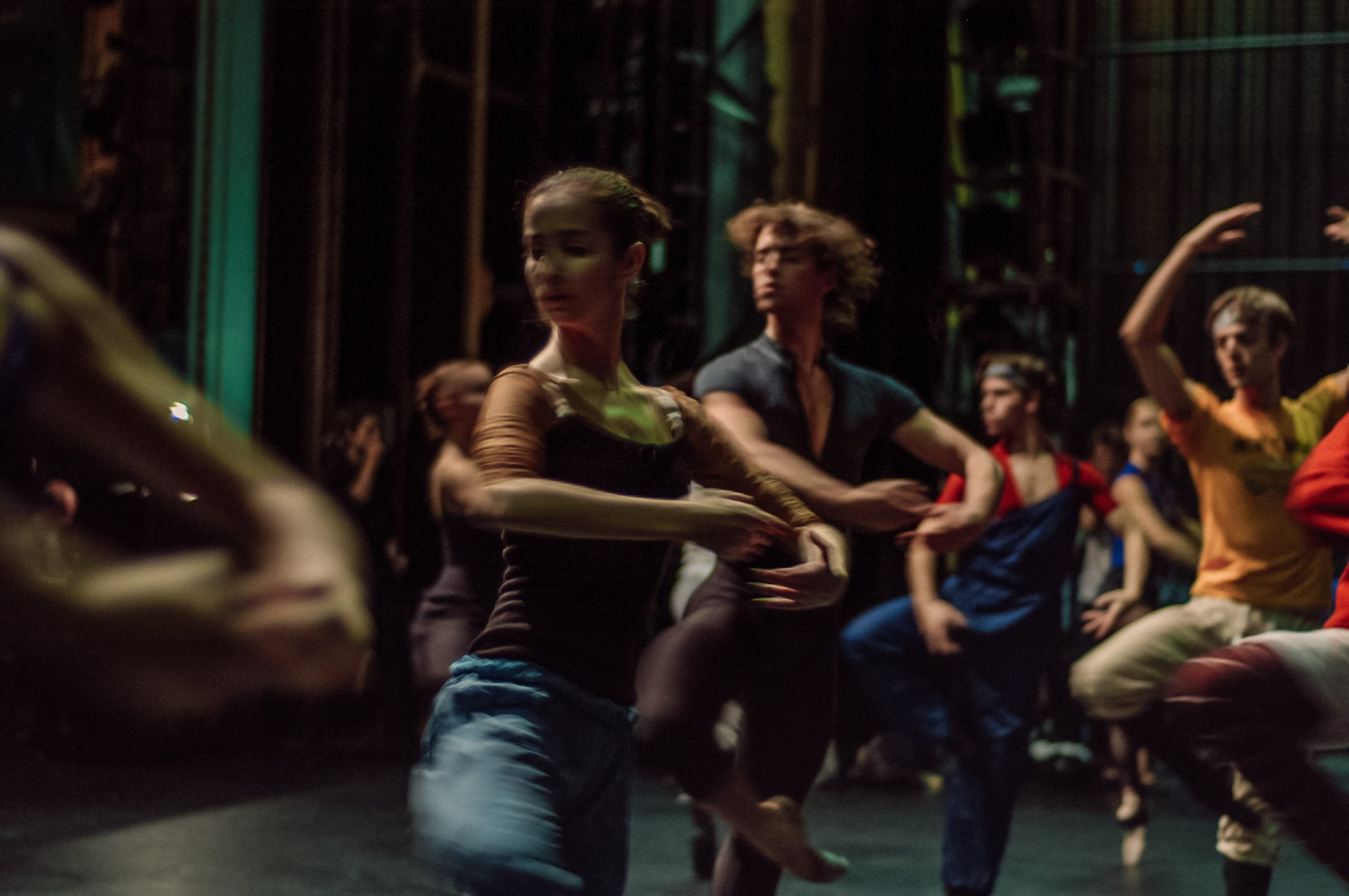 English National Ballet backstage reportage photography by Sophie Laslett – The Sleeping Beauty rehearsal for The Times.