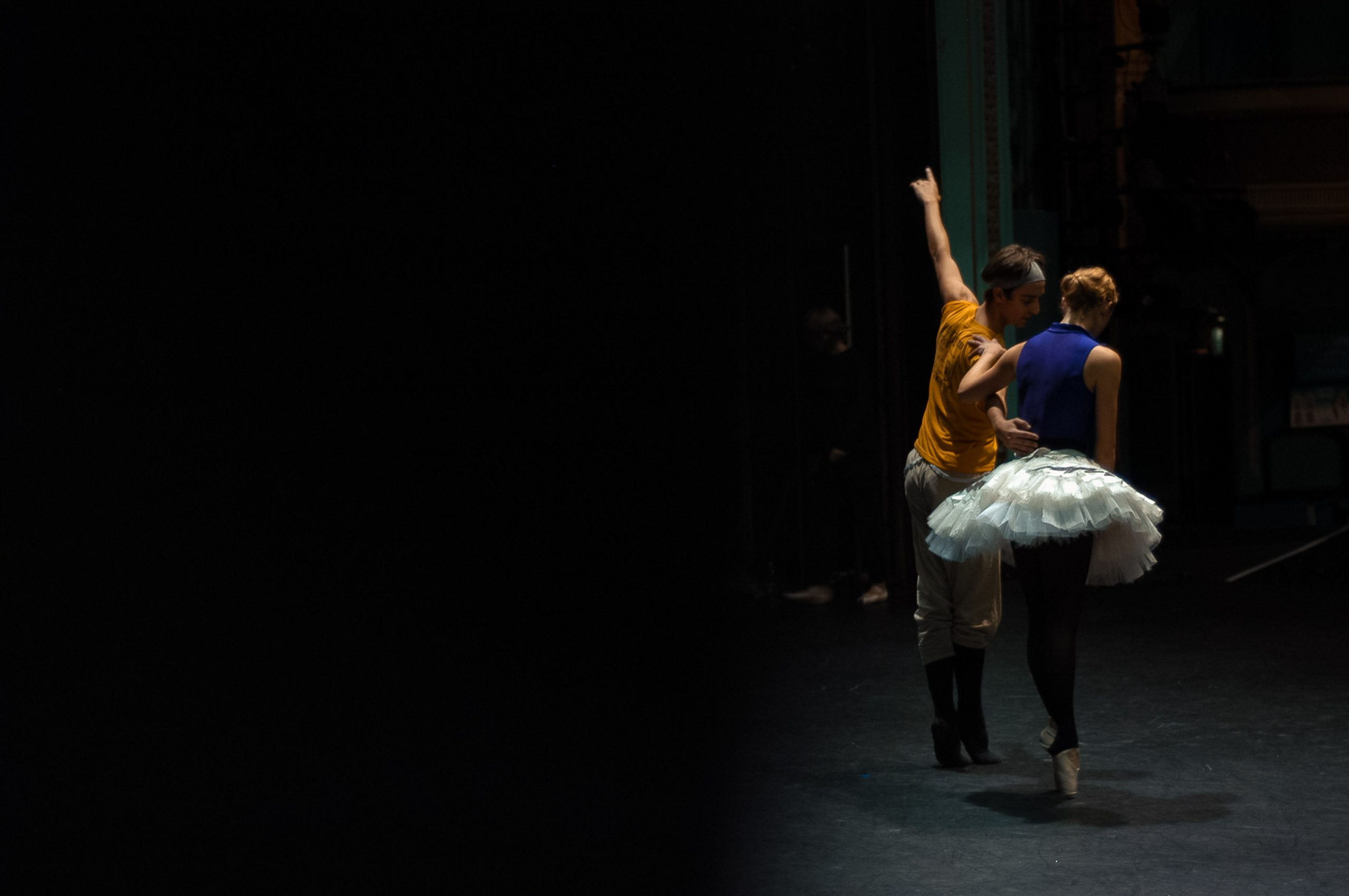 English National Ballet backstage reportage photography by Sophie Laslett – The Sleeping Beauty rehearsal for The Times.
