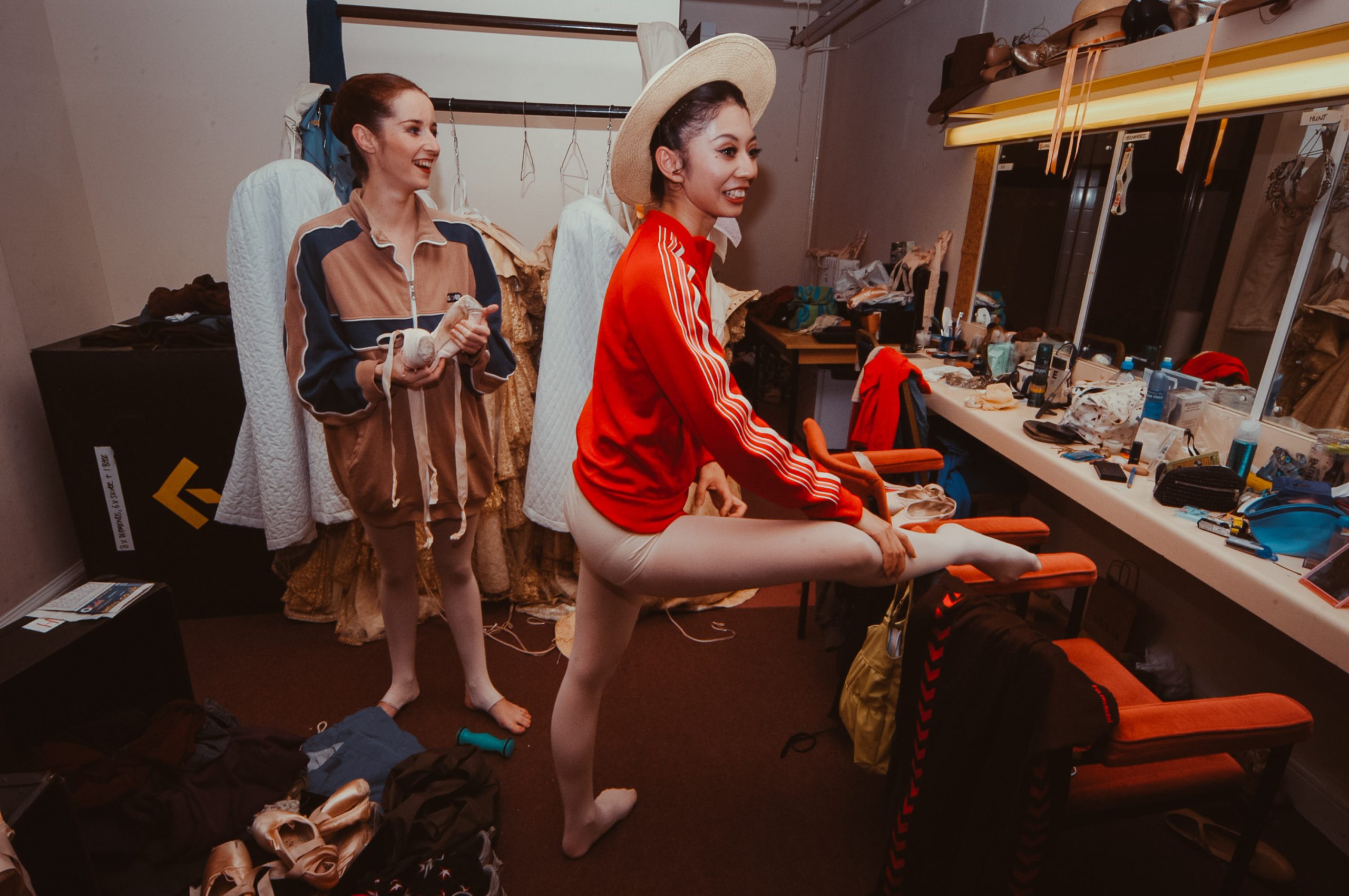English National Ballet backstage reportage photography by Sophie Laslett – The Sleeping Beauty rehearsal for The Times.