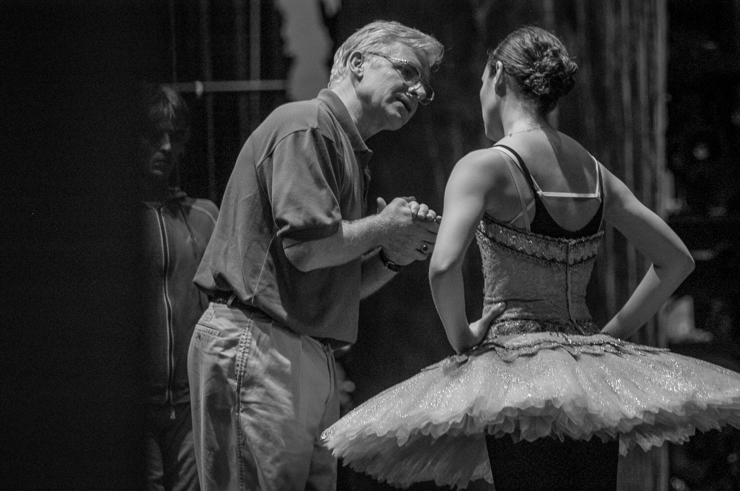 English National Ballet backstage reportage photography by Sophie Laslett – The Sleeping Beauty rehearsal for The Times.