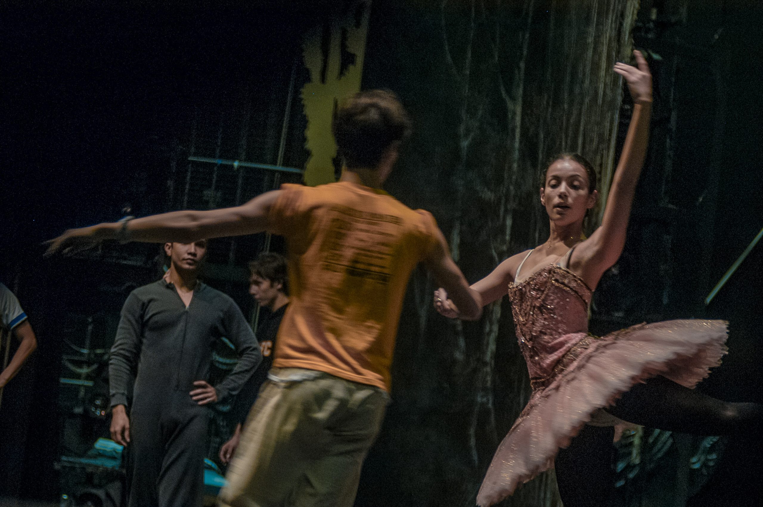 English National Ballet backstage reportage photography by Sophie Laslett – The Sleeping Beauty rehearsal for The Times.