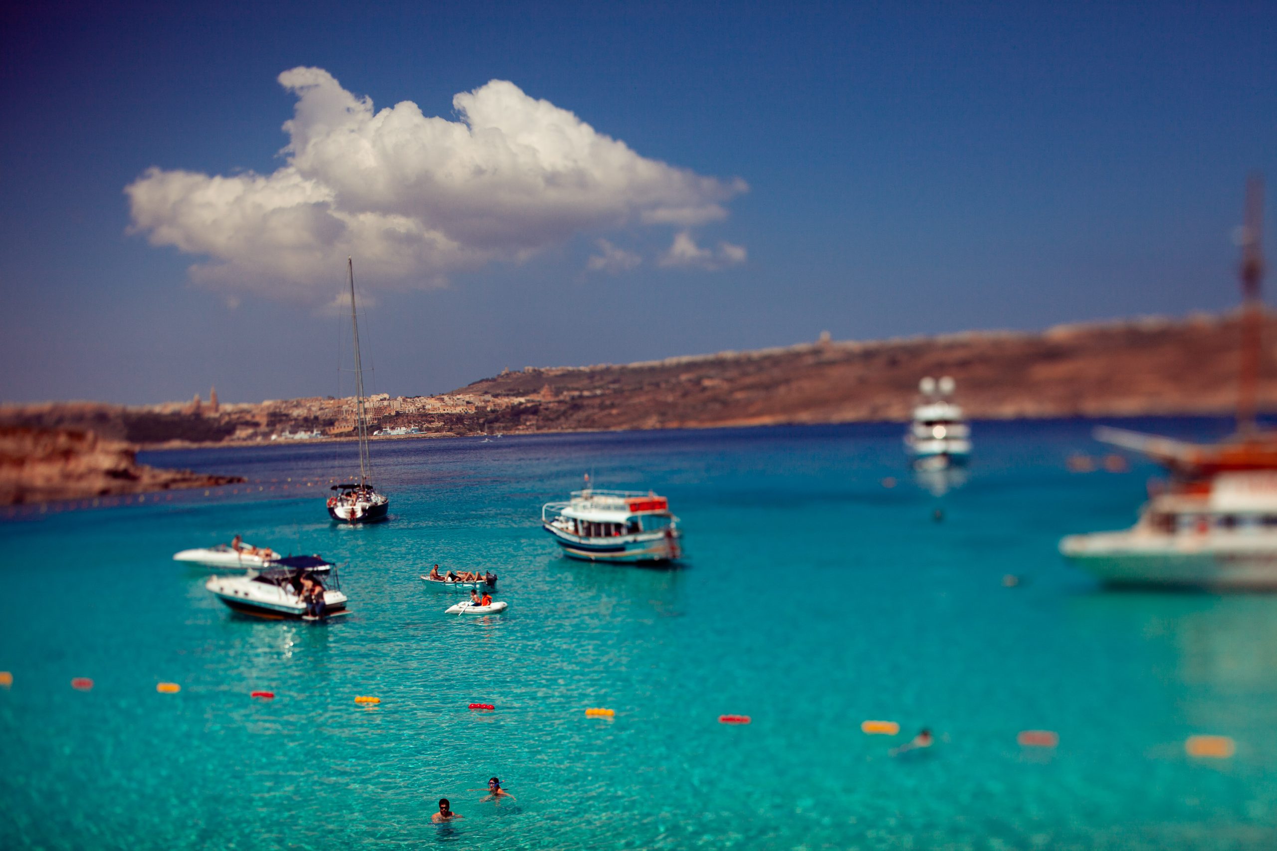 Gozo travel photography tilt-shift series