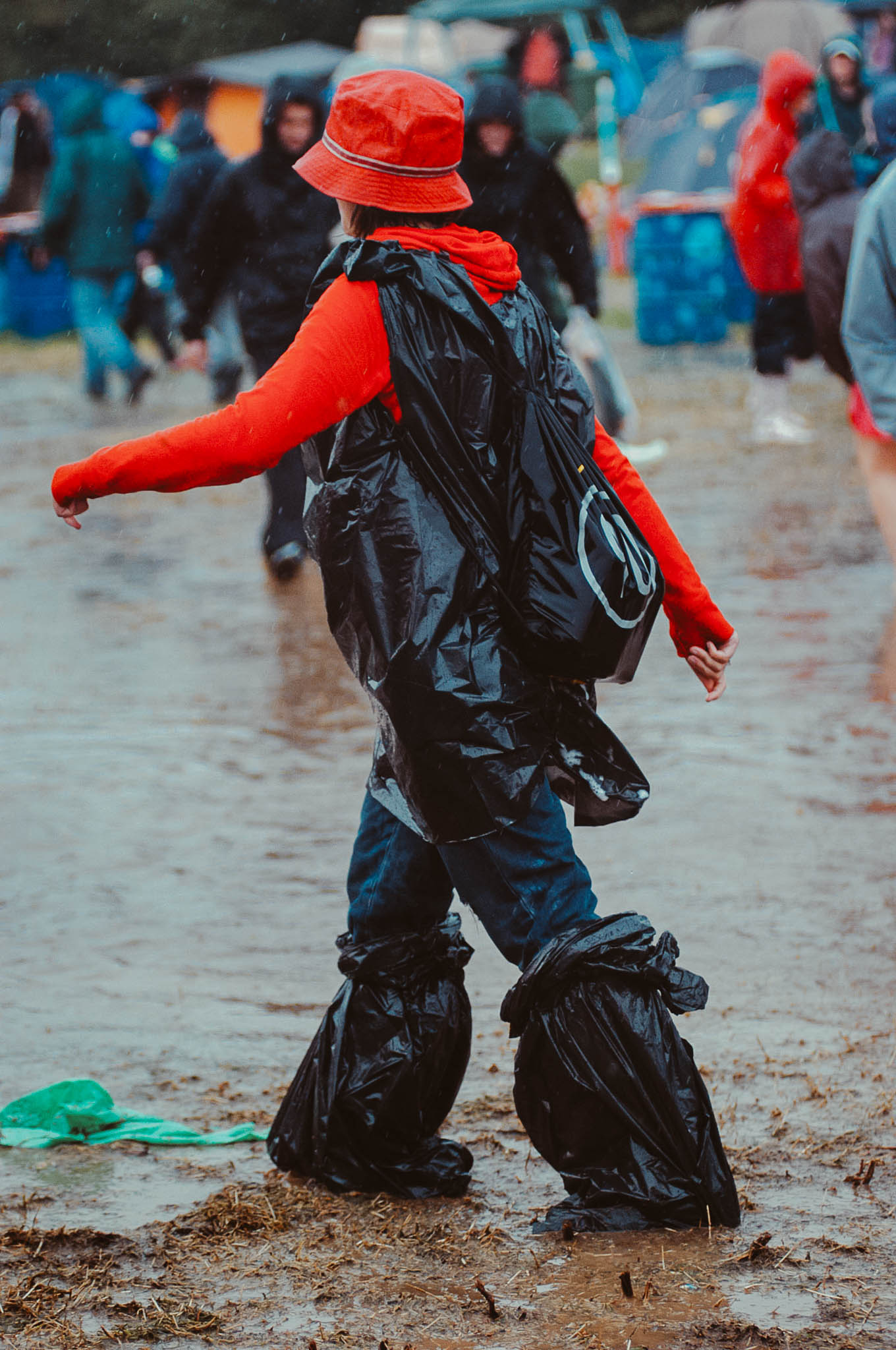 Thunderstorms and torrential rain flood Glastonbury Festival
