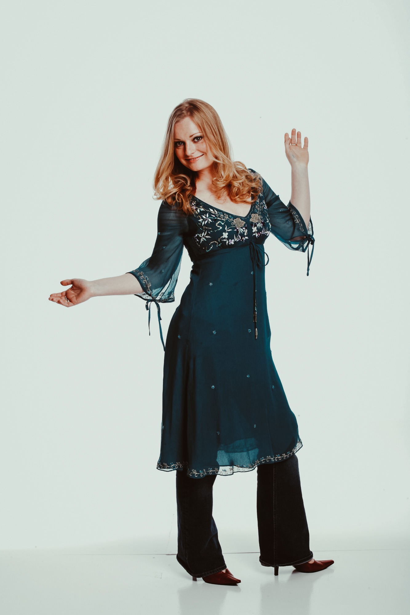 Classical performer Lucy Crowe, photographed at Click Studios, London