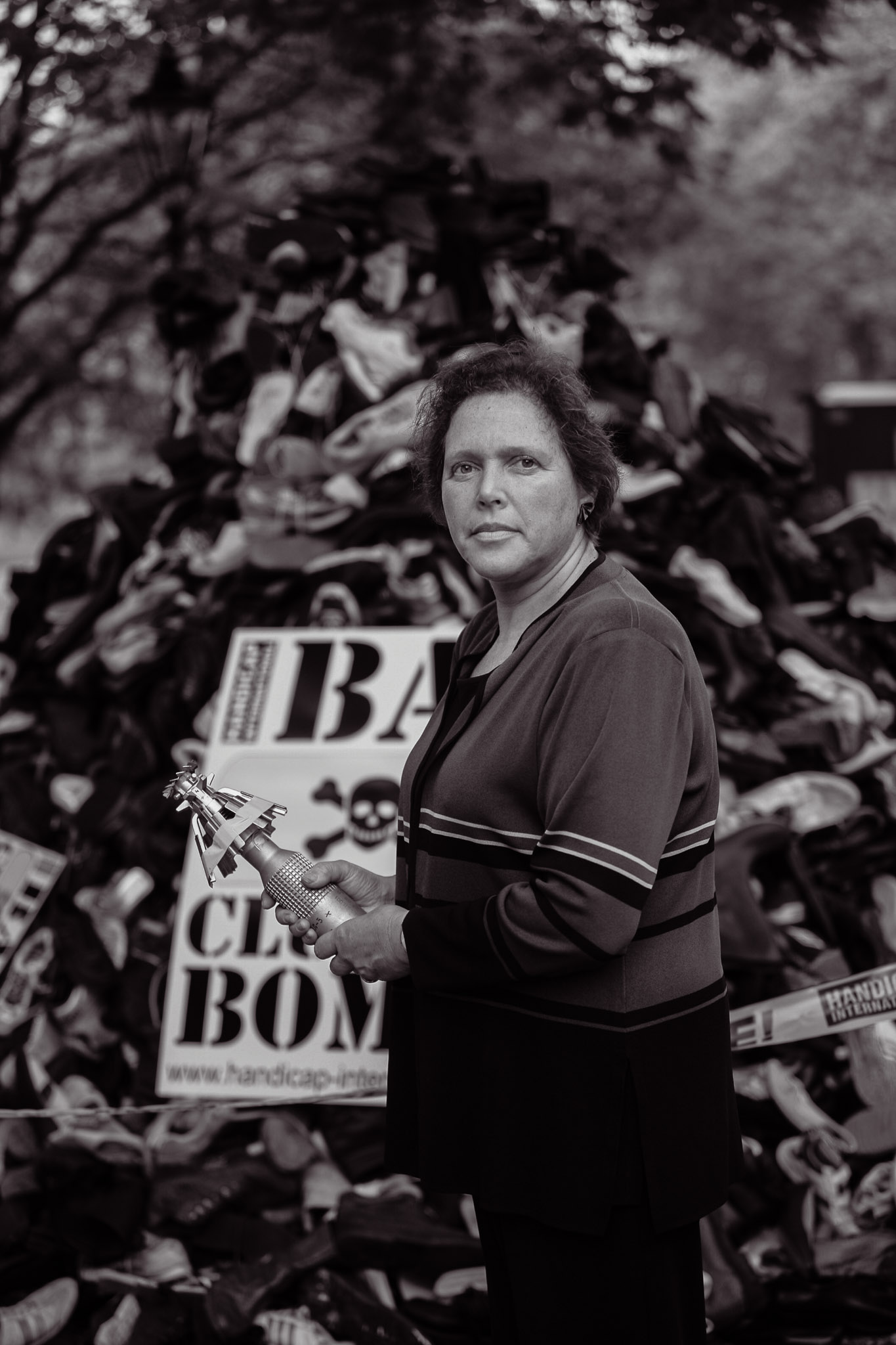 The Pyramid of Shoes: Hyde Park, London