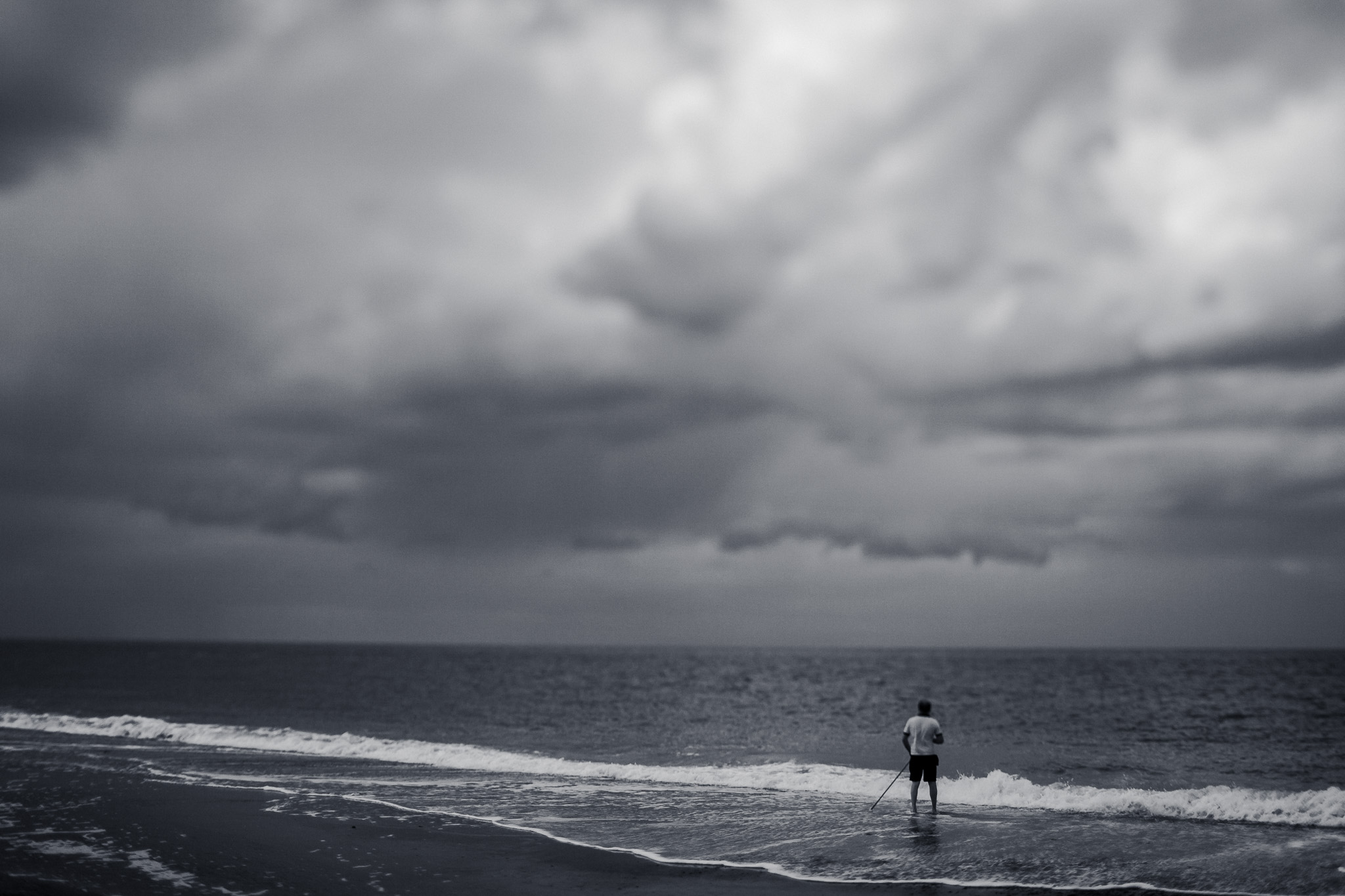 Tilt-shift photography of Eccles-on-Sea Norfolk coast