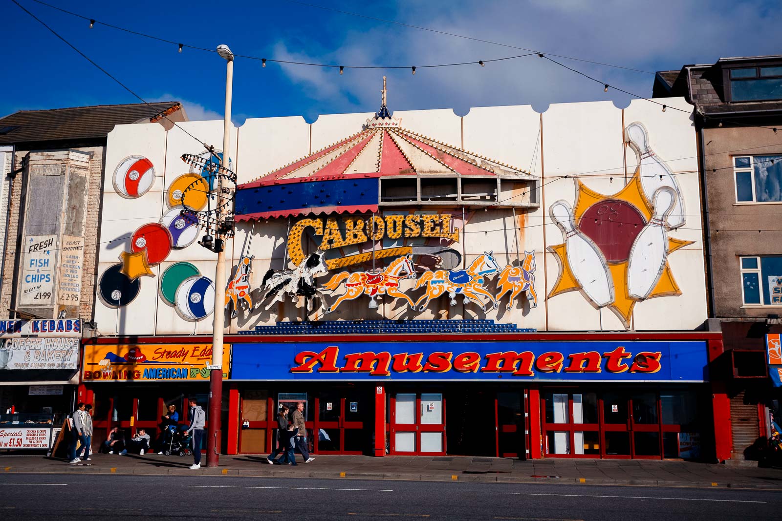 Britain's popular seaside resort Blackpool