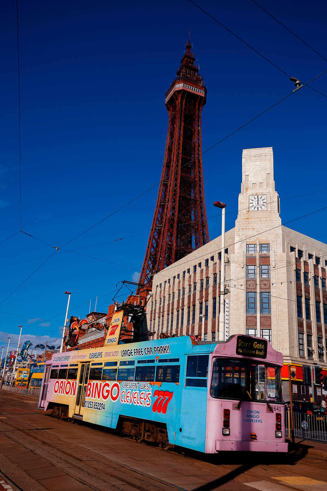 Britain's popular seaside resort Blackpool