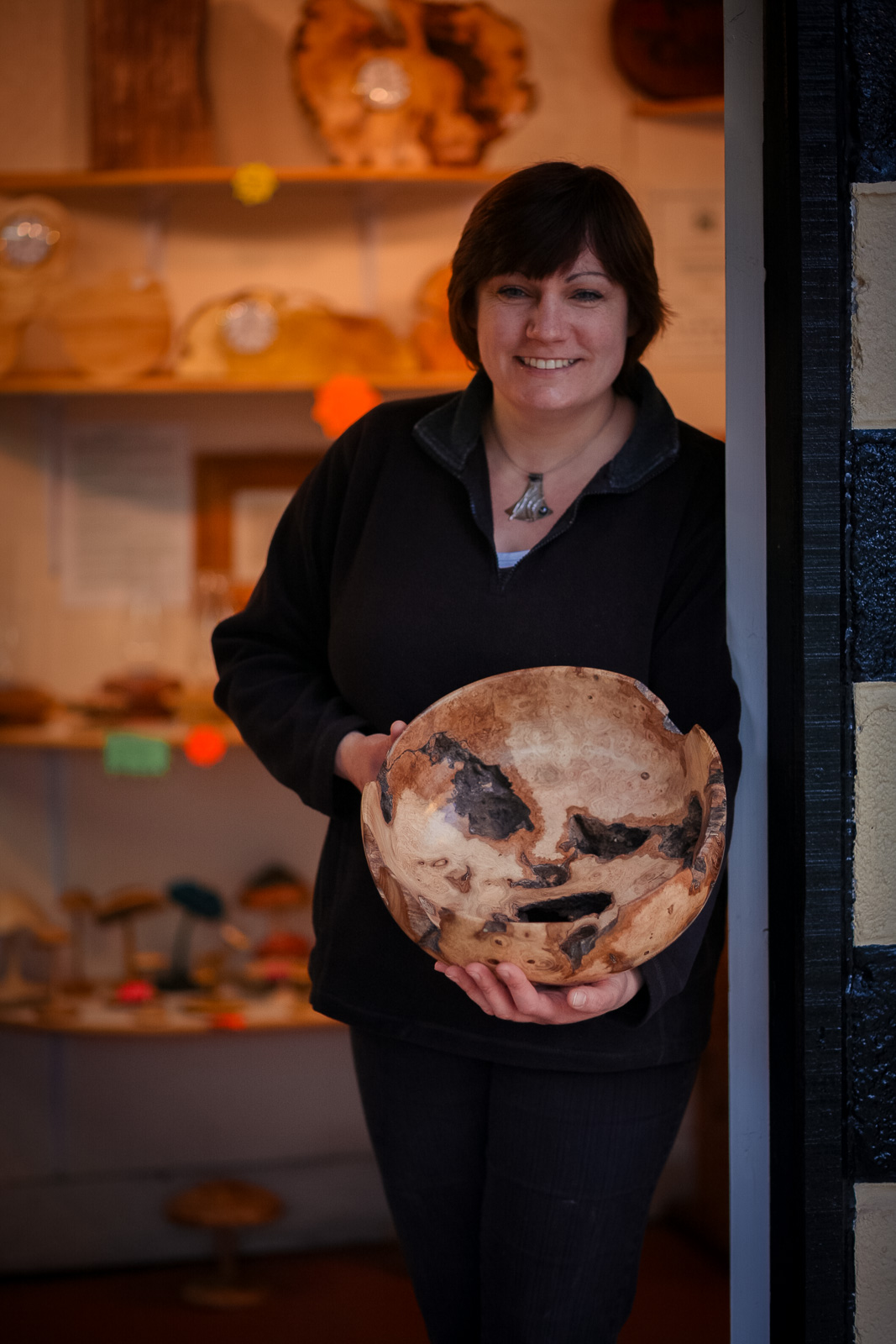 Arreton Barns Craft Village - Donna Faulkner, Rural Ways Woodcraft