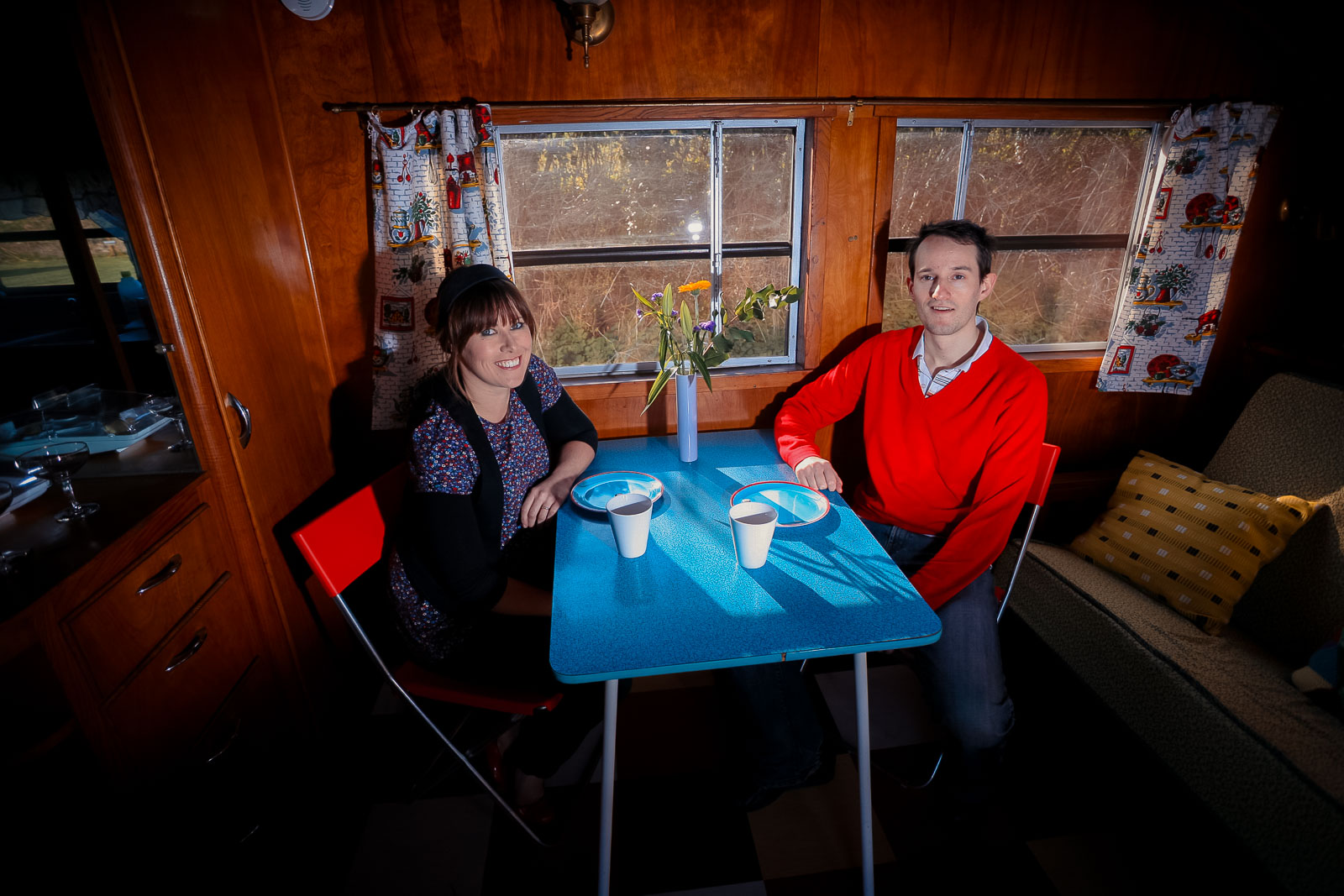 Retro Holidays: Vintage Vacations - David Mattin with his wife