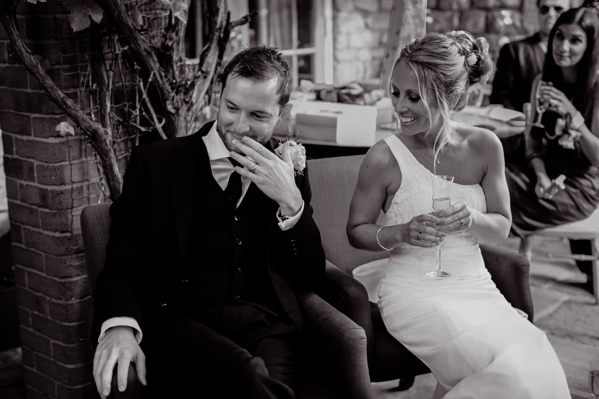 Candid reportage wedding photography in Yorkshire by Sophie Laslett capturing natural moments.