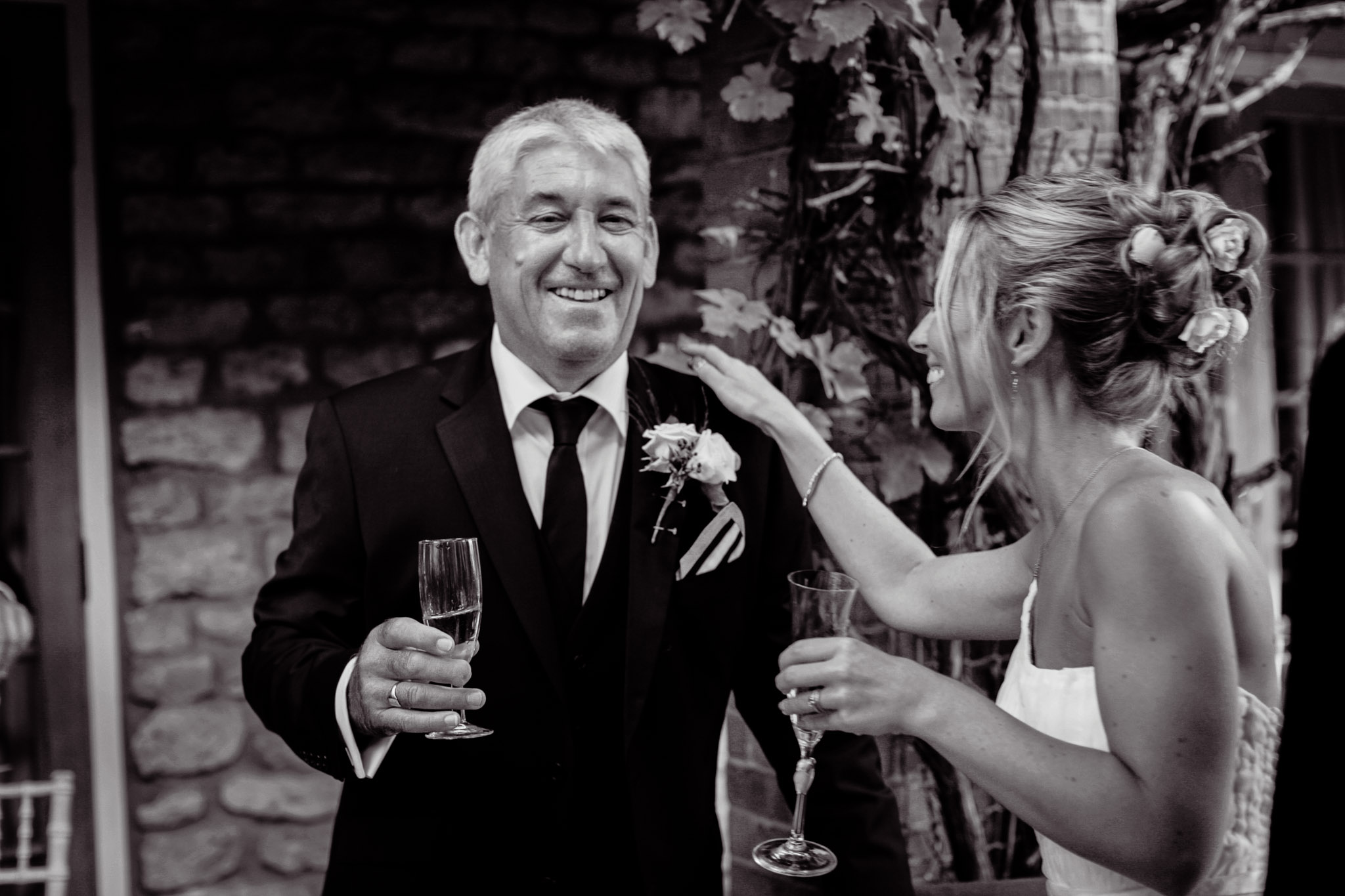 Candid reportage wedding photography in Yorkshire by Sophie Laslett capturing natural moments.