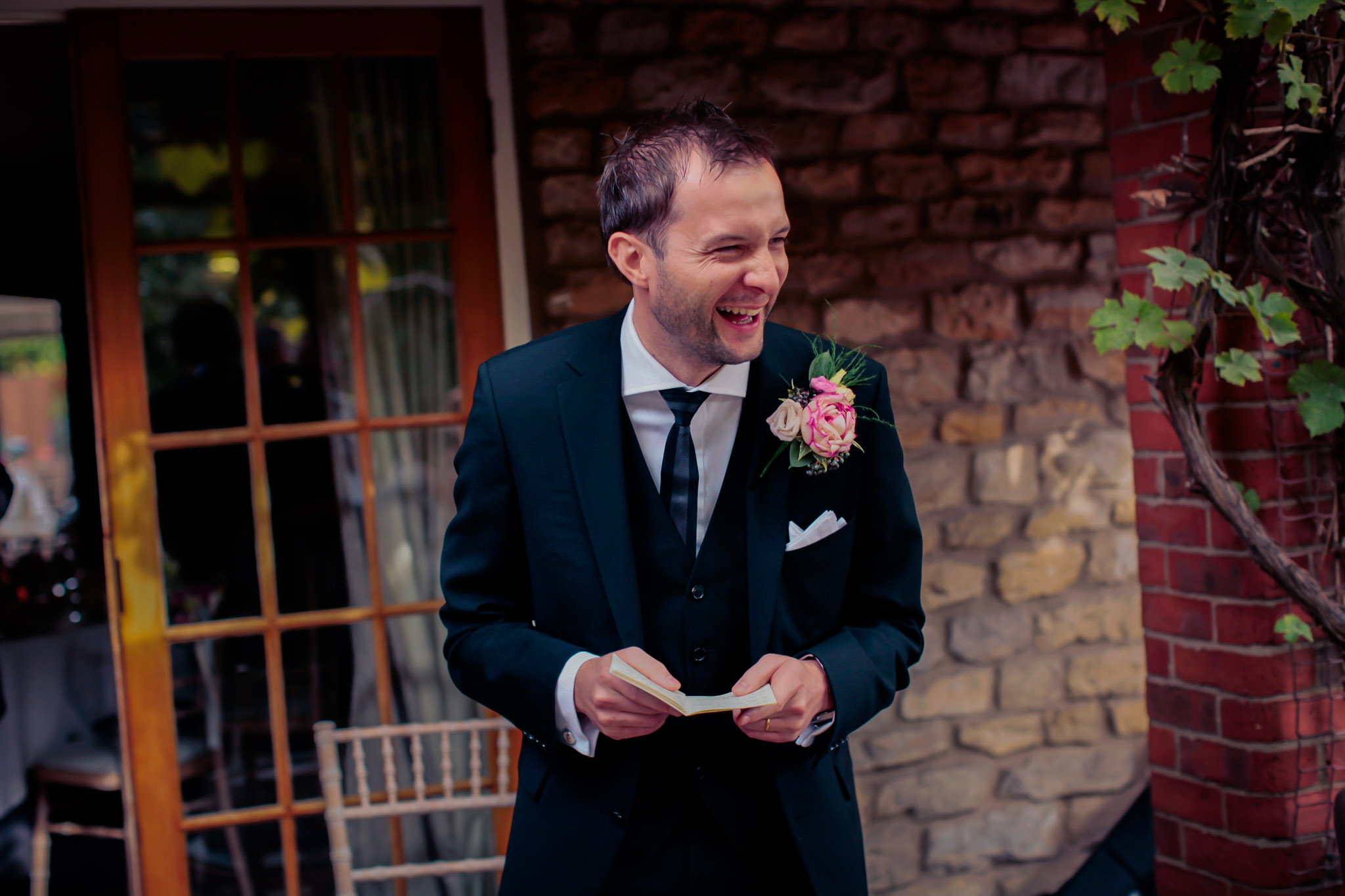 Candid reportage wedding photography in Yorkshire by Sophie Laslett capturing natural moments.