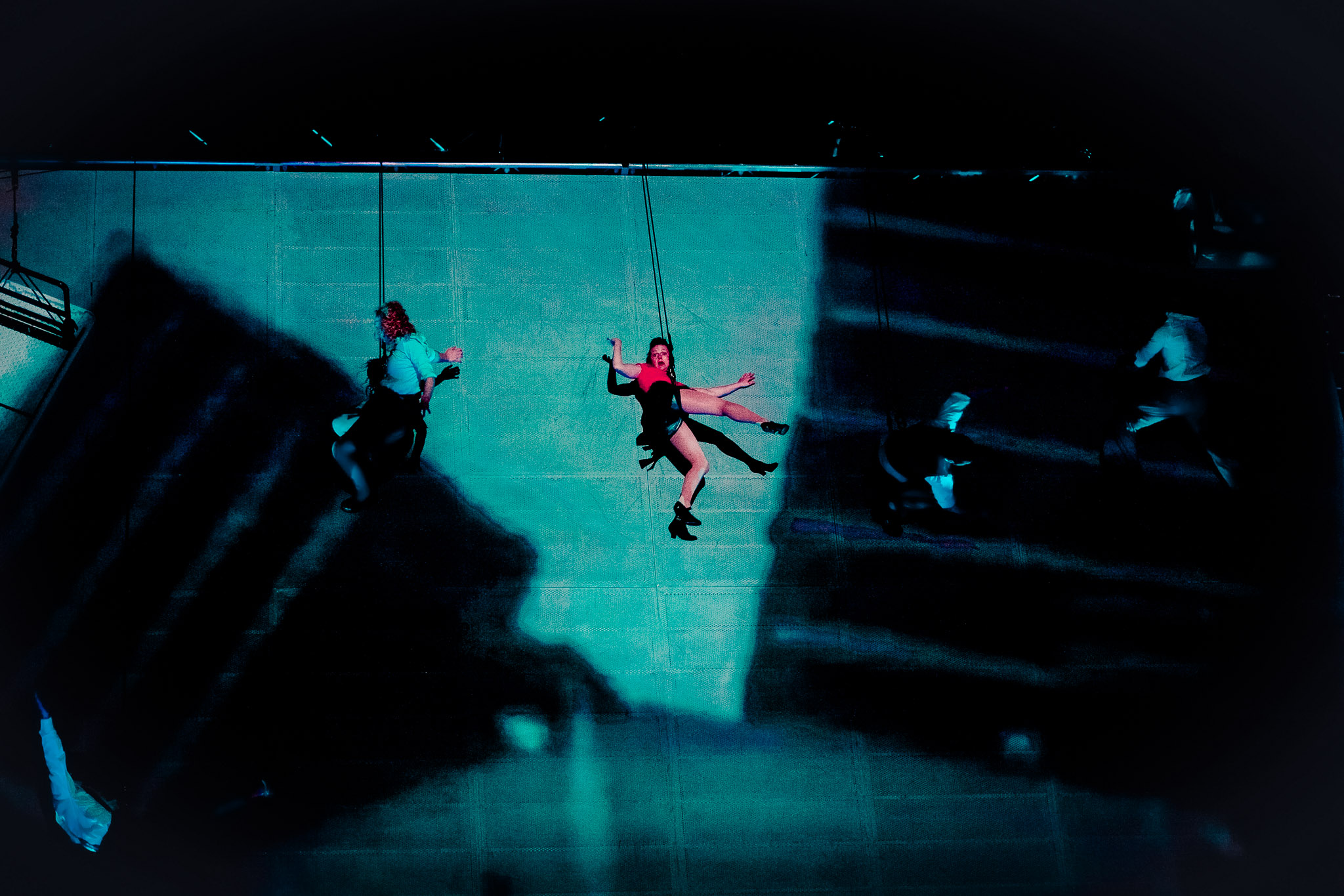 Wired Aerial Theatre performing at the Norfolk & Norwich Festival, professional event photography in Norwich by Sophie Laslett.