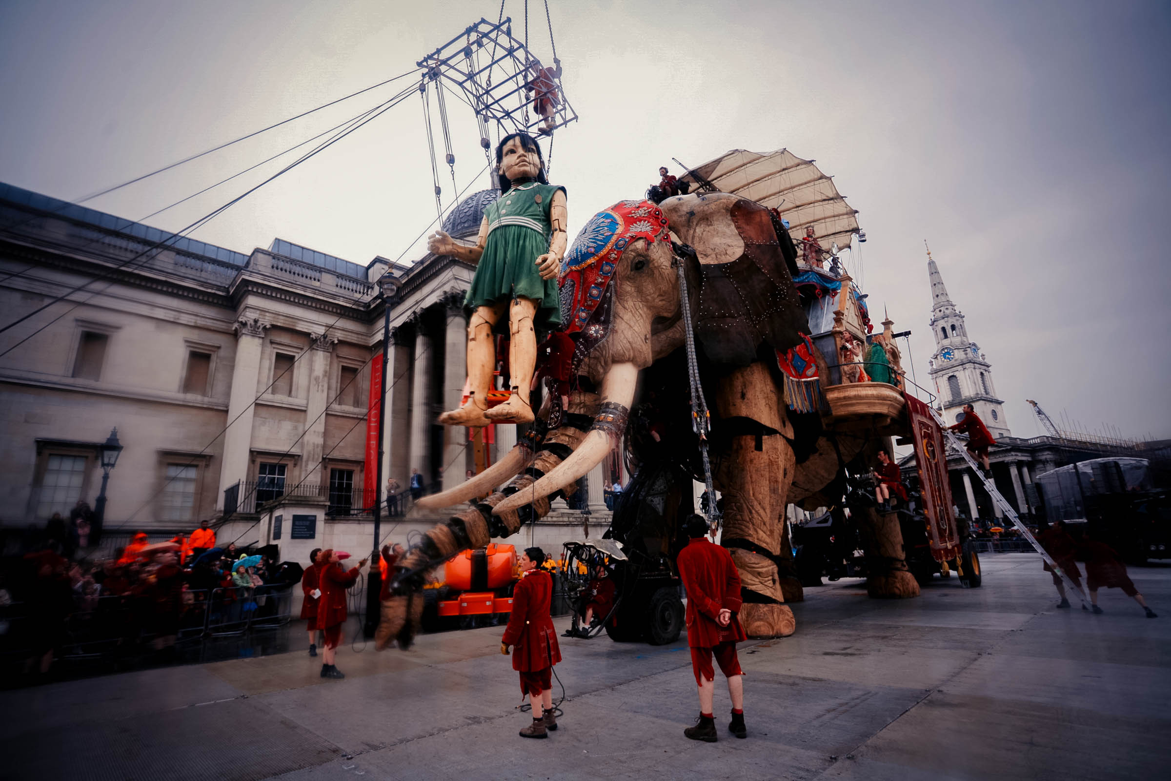 The Sultan's Elephant street theatre event in London