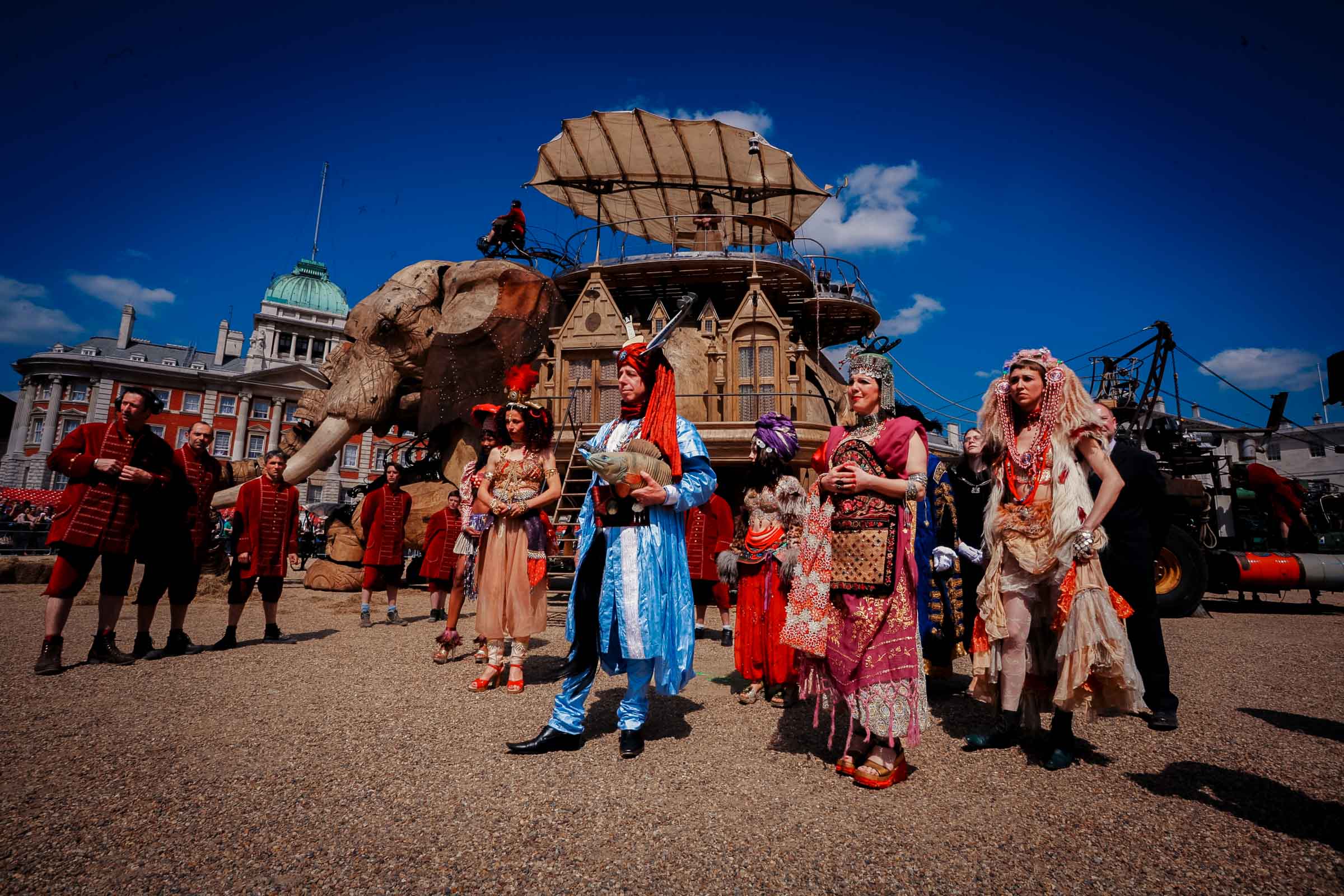 The Sultan's Elephant street theatre event in London