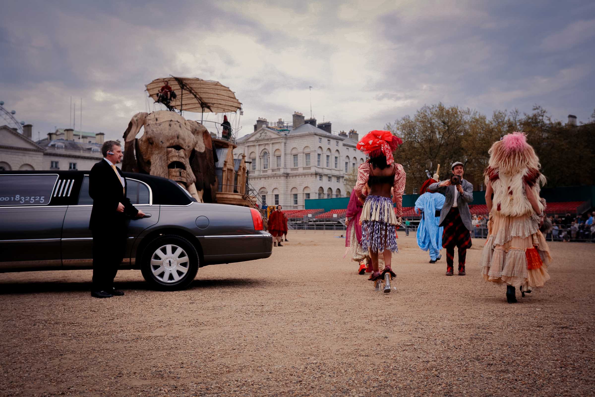 The Sultan's Elephant street theatre event in London