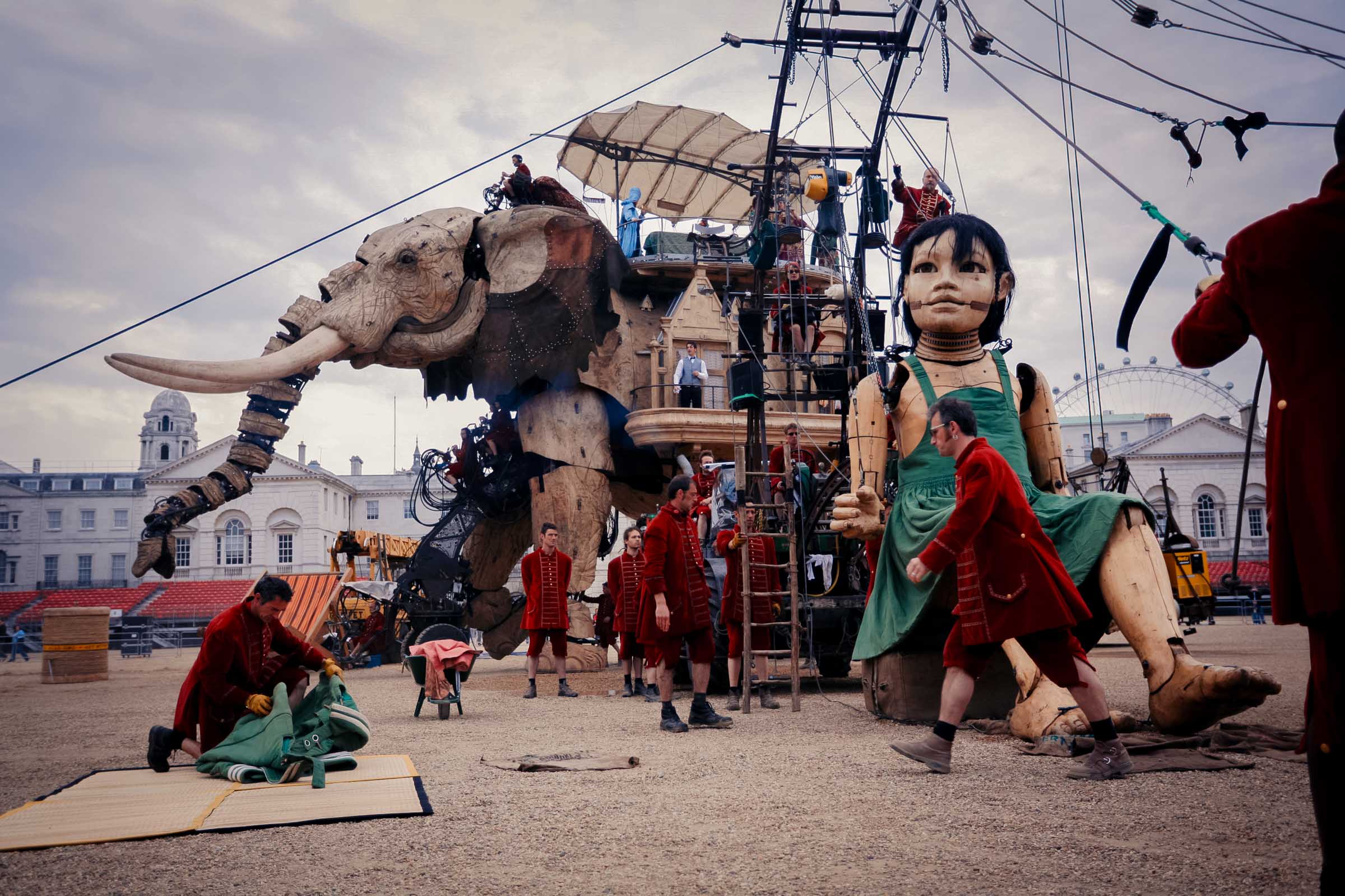The Sultan's Elephant street theatre event in London