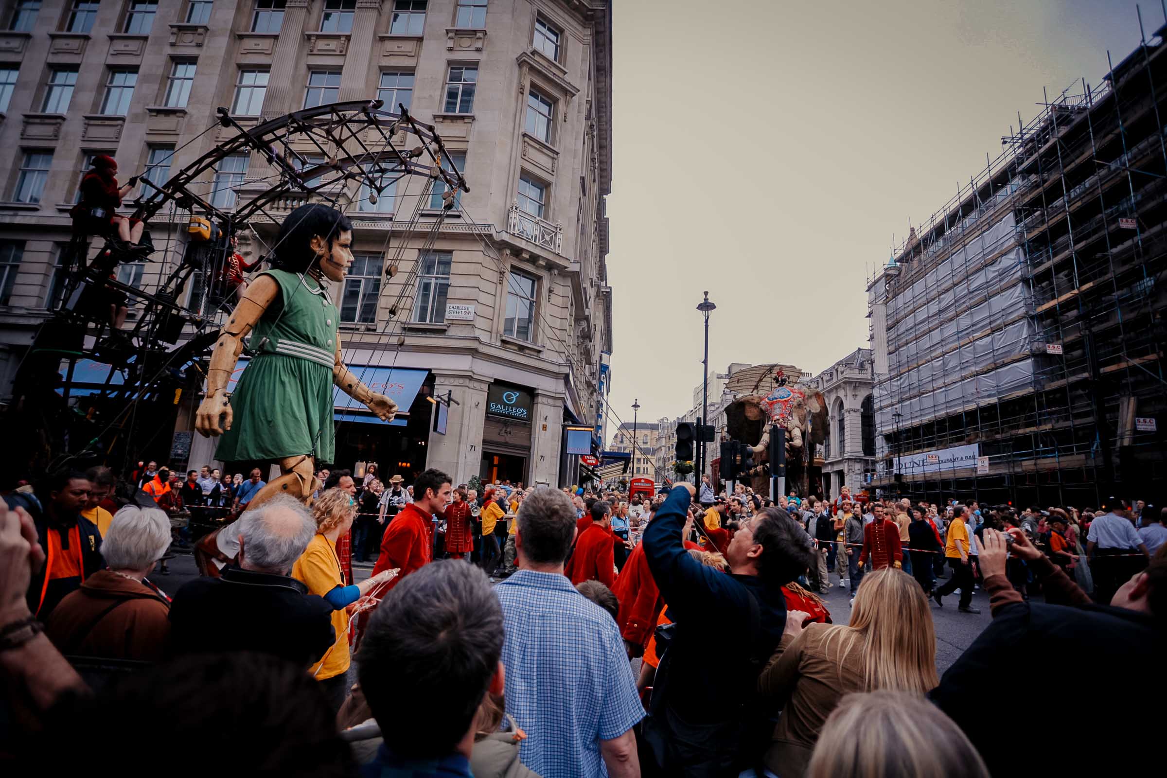 The Sultan's Elephant street theatre event in London