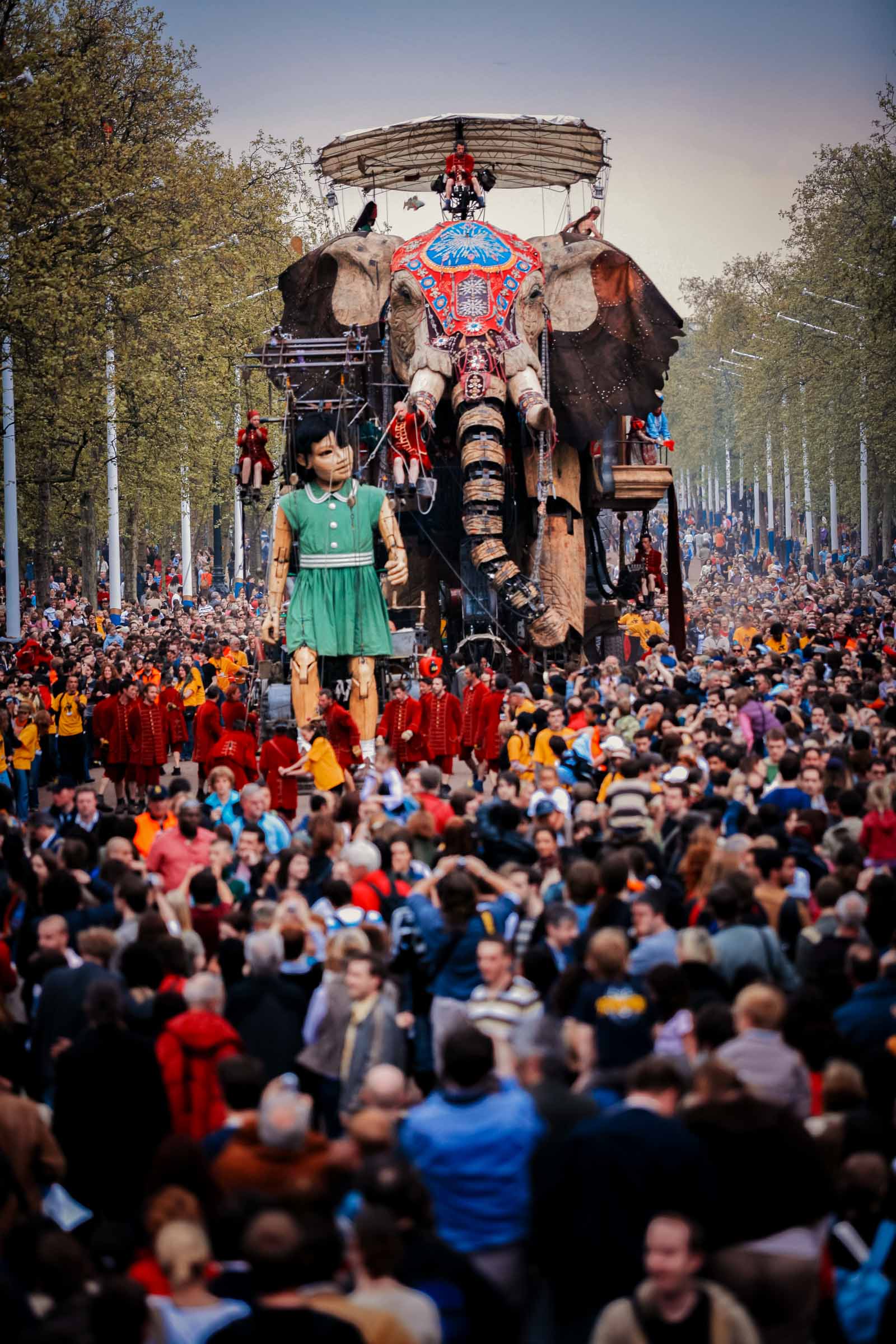 The Sultan's Elephant street theatre event in London