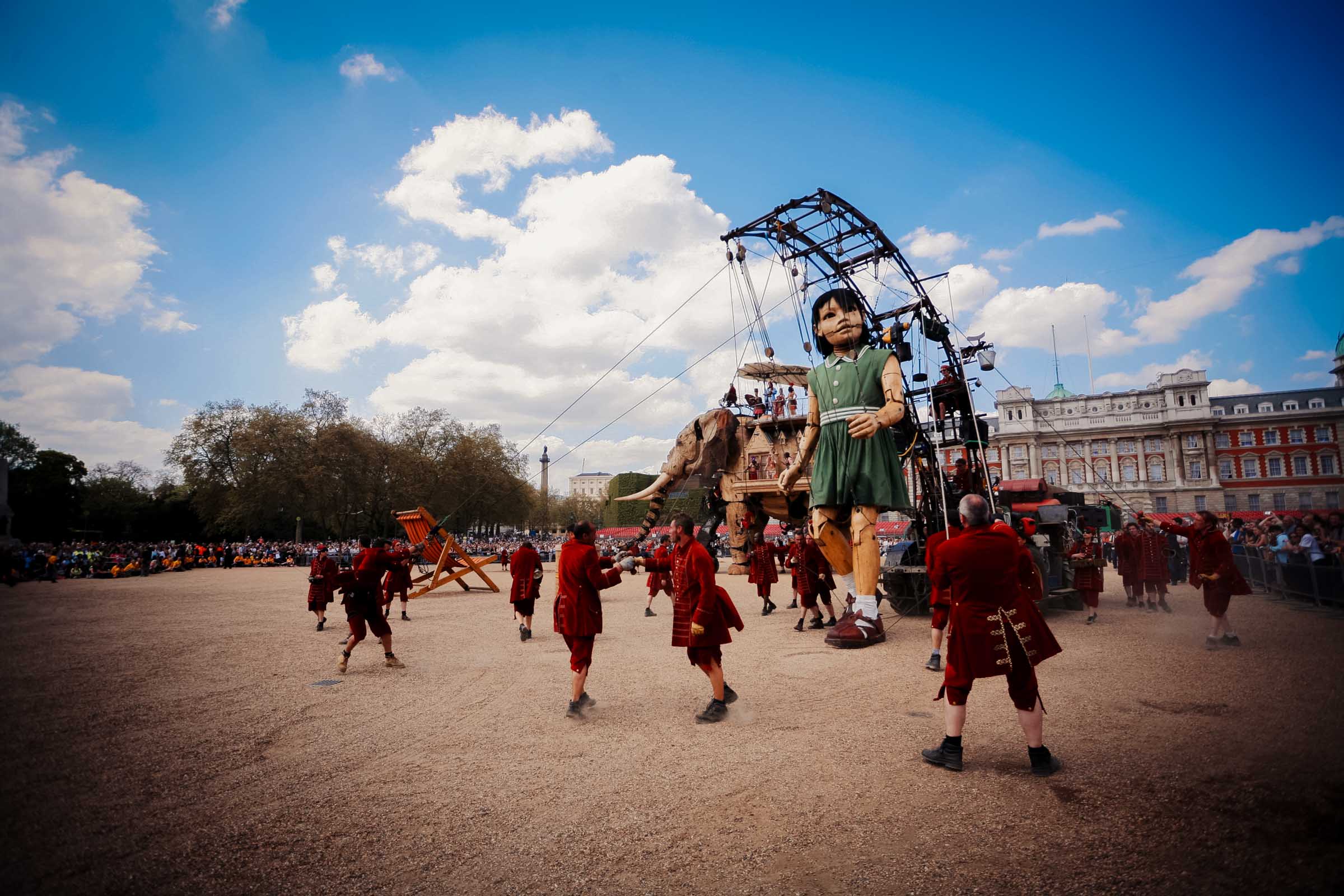 The Sultan's Elephant street theatre event in London